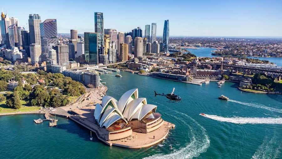 30-minute Private Sydney Harbour Helicopter Tour for 2 - The harbor run: Bridge, Opera House, and skyline in one return