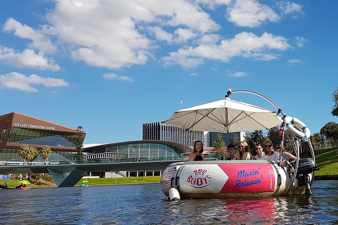 Adelaide 2-Hour BBQ Boat Hire for 7-10 People - Private BBQ Buoys on the Torrens River: easy fun with real Adelaide views