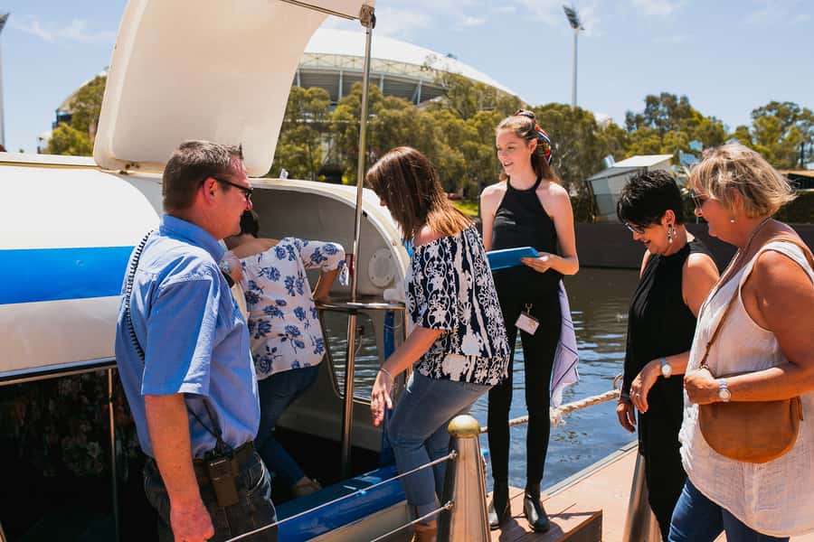 Adelaide: River Torrens Popeye Sightseeing Cruise - Getting on board at Elder Park Landing, and what to bring