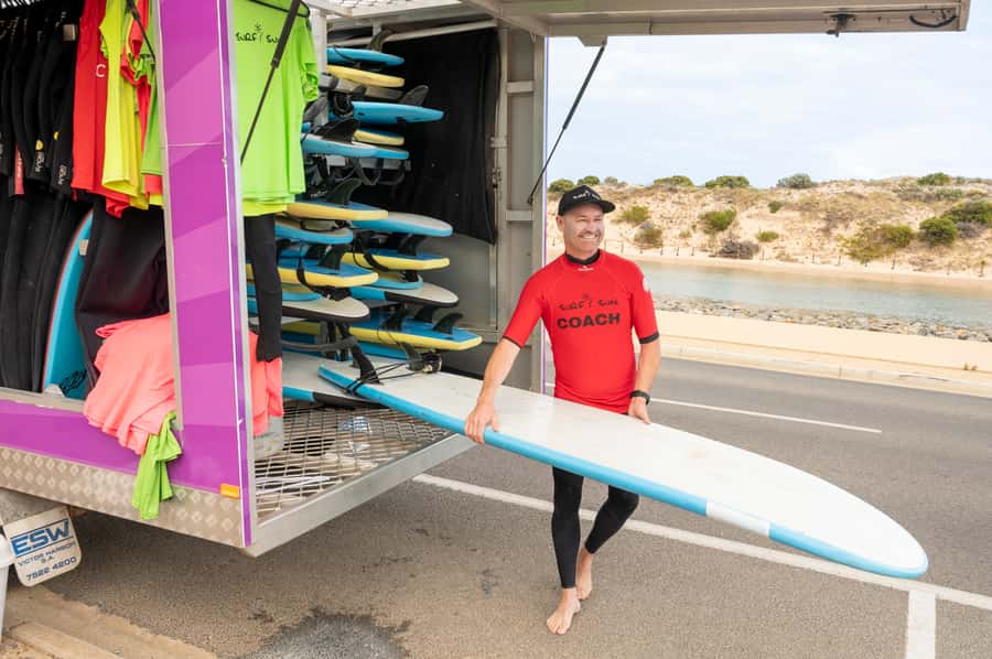 Adelaide: Surfing Lesson at Middleton Beach with Equipment - How the 2 Hour Lesson Actually Unfolds on the Water