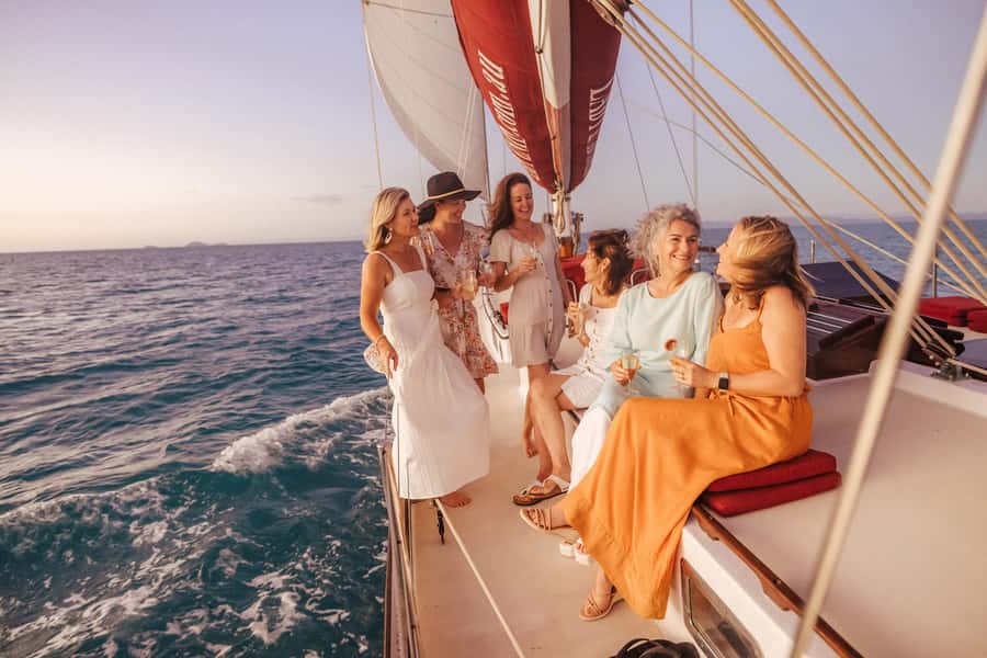 Airlie: Adults Only Sunset Sail with Aperol Spritz/Antipasto - Who Should Book, and Who Should Skip the Lady Enid Sail