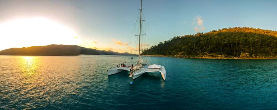 Airlie Beach: 2-Day Whitsunday Islands Sailing Snorkel Tour - Whitehaven Beach at first light, then Hill Inlet’s swirling-sand viewpoint