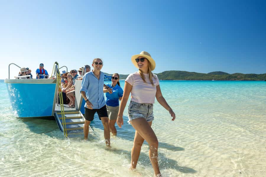 Airlie Beach: Hill Inlet Lookout and Whitehaven Beach Cruise - Shute Harbour departure and the Whitsundays route you actually get