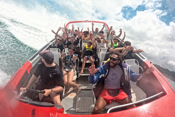 Airlie Beach Jet Boat Thrill Ride - The stunt sequence: 180 and 360 turns, power stops, and drifts
