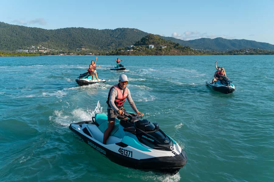 Airlie Beach: Jet Ski Safari Hour of Power and Marine Life - Weather and water conditions: choppy can be part of the thrill