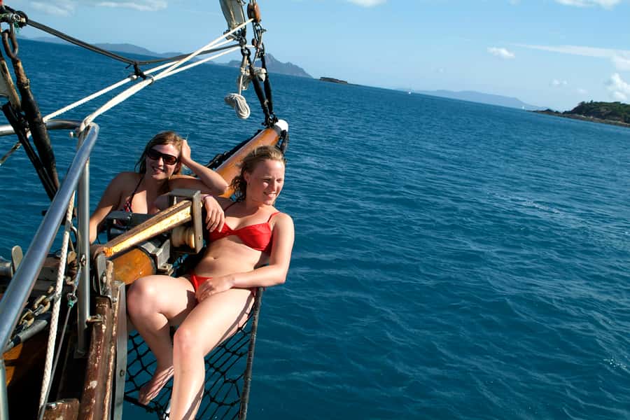 Airlie Beach: Providence Whitehaven Day Sail with Snorkeling - Snorkeling on the fringing reef: gear is included, comfort is on you