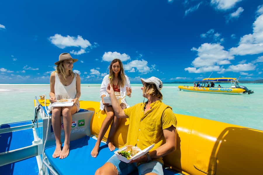 Airlie Beach: Snorkel, Hill Inlet Lookout & Whitehaven Beach - The fastest Whitsundays boat ride, and why your seat choice matters