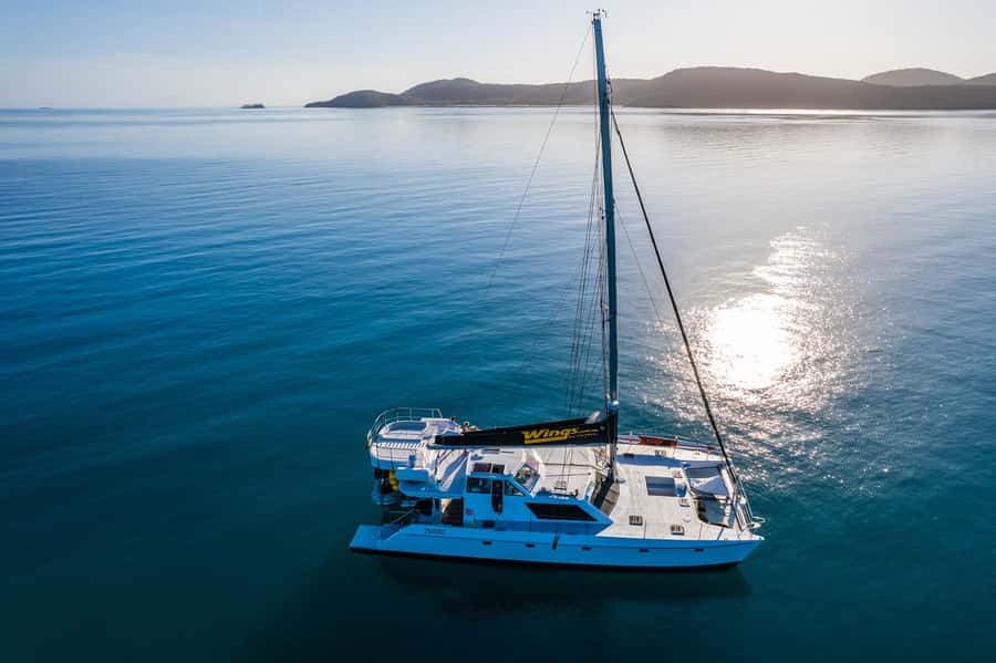 Airlie Beach: Whitsunday Islands Sailing, SUP & Snorkel Tour - SV Wings III: what makes this 60-foot catamaran feel like luxury