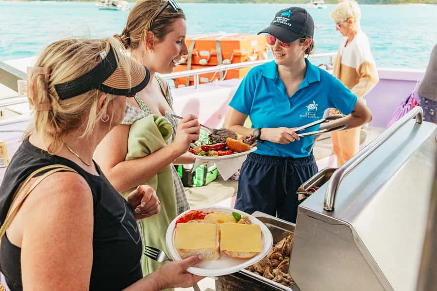 Airlie Beach: Whitsundays Full-Day Camira Sailing Adventure - Snorkelling on the fringing reef: fun, but bring real swim confidence
