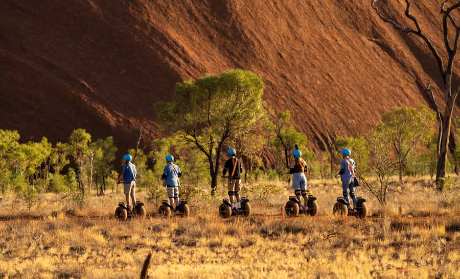 Best of Uluru - Segway and Walking Tour - Mutitjulu Waterhole walk: the sound-and-sight stop