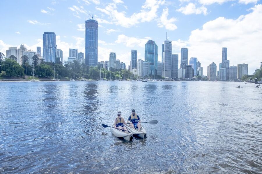 Brisbane: Guided River Kayak Tour - How the paddle feels: currents, ferries, and the beginner learning curve