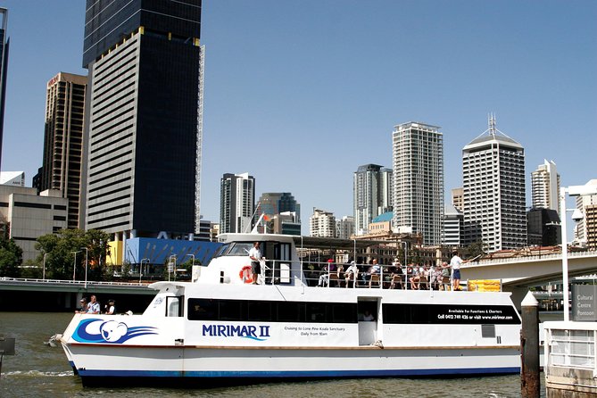 Brisbane River Cruise with entry to Lone Pine Koala Sanctuary - Southbank Departure at 9:00 and a 1h15 River Cruise With Captain Commentary