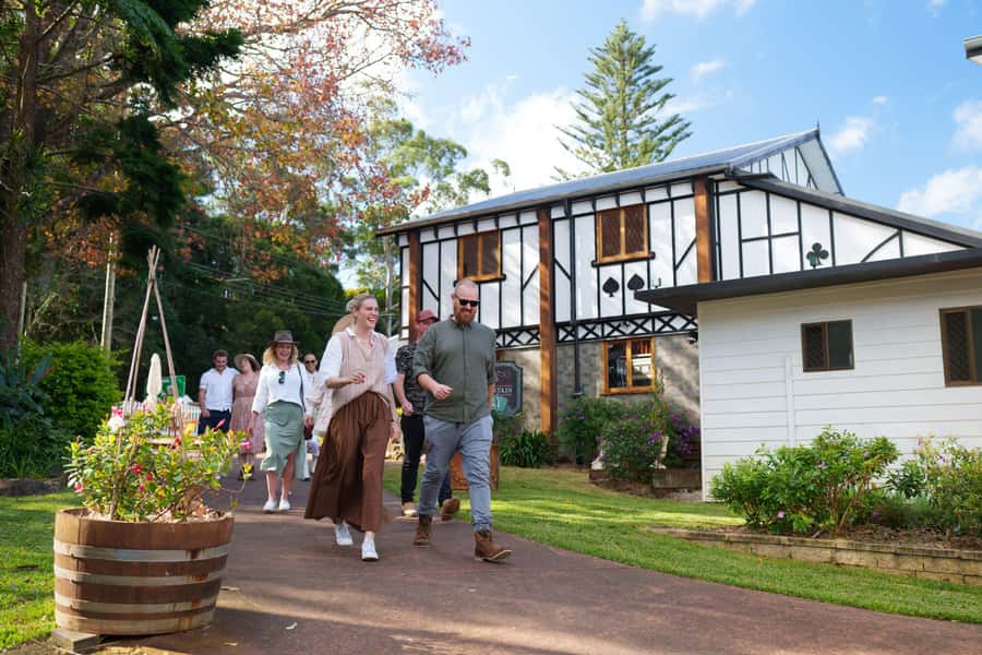 Brisbane: Tamborine Wine & Distillery Tour - Scenic Lookout and Gallery Walk Free Time