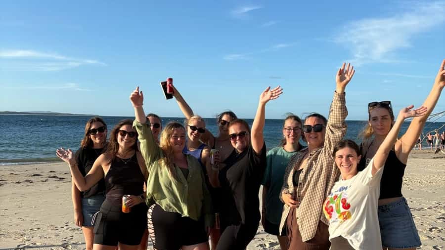 Brisbane to North Stradbroke Island Day: Wildlife & Beaches - Amity Point in the afternoon: koalas, dolphins, and sunset energy