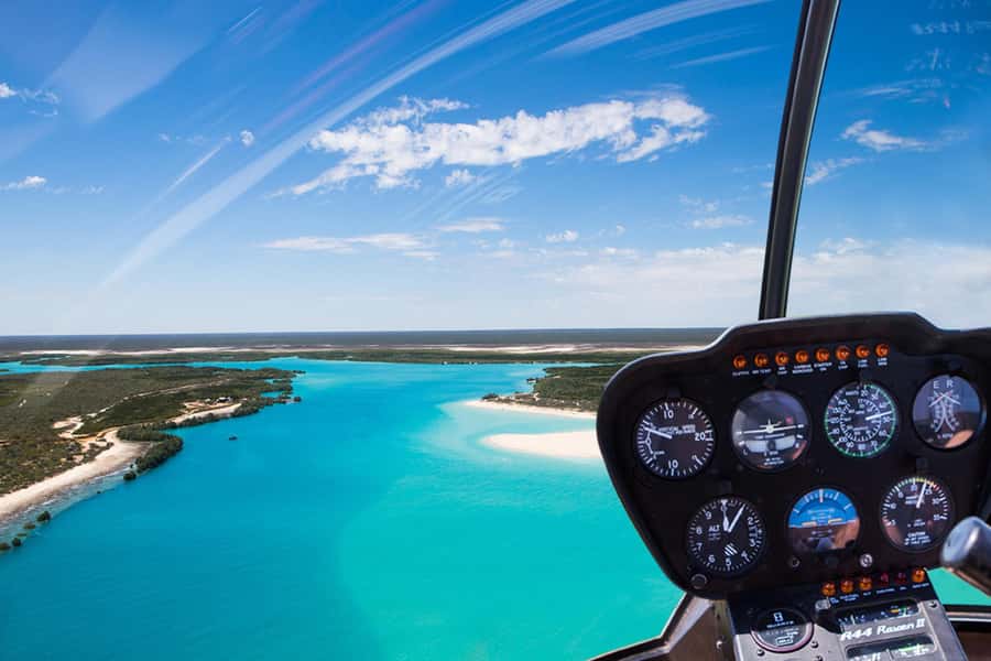 Broome: 30-Minute Scenic Helicopter Flight - Broome Jetty, Roebuck Bay, and Finishing With Big Coastal Context