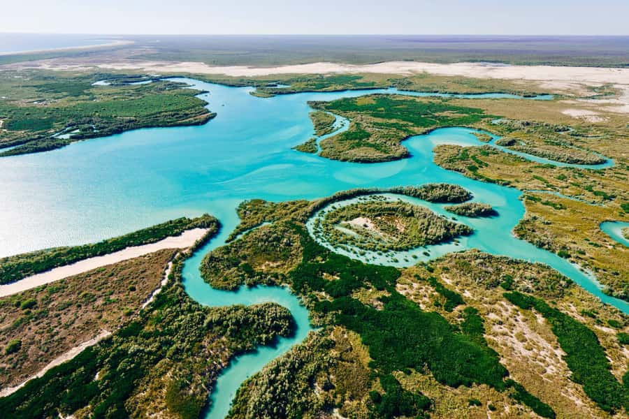 Broome: 30-Minute Scenic Helicopter Flight - Cable Beach From Above, Where the Coast Looks Like a Map
