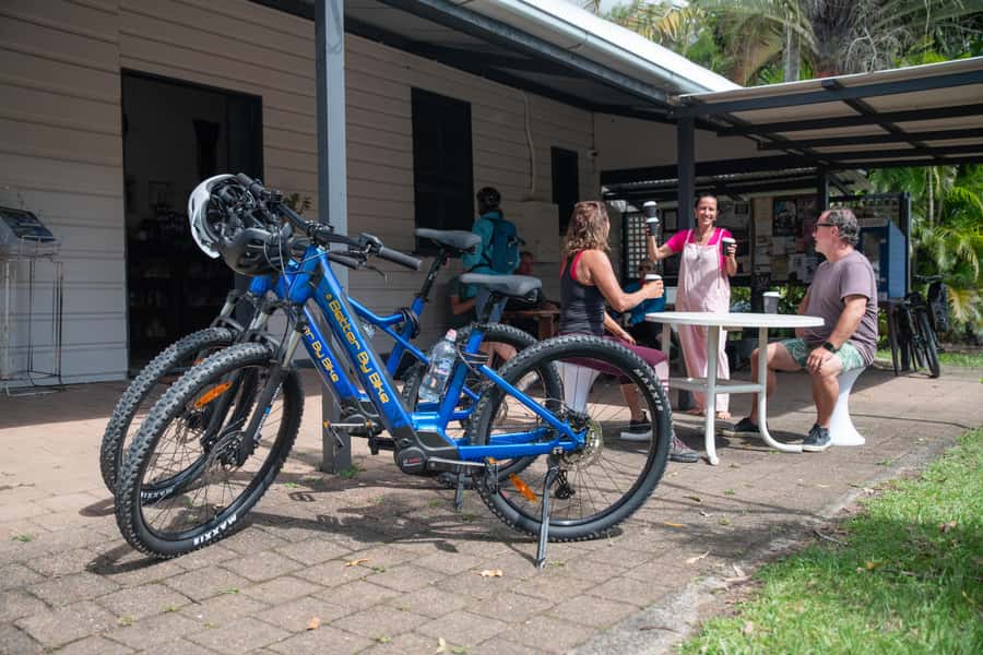Byron Bay: Northern Rivers Rail Trail E-Bike Hire & Shuttle - Stops worth planning for: art and a sweet, salty break
