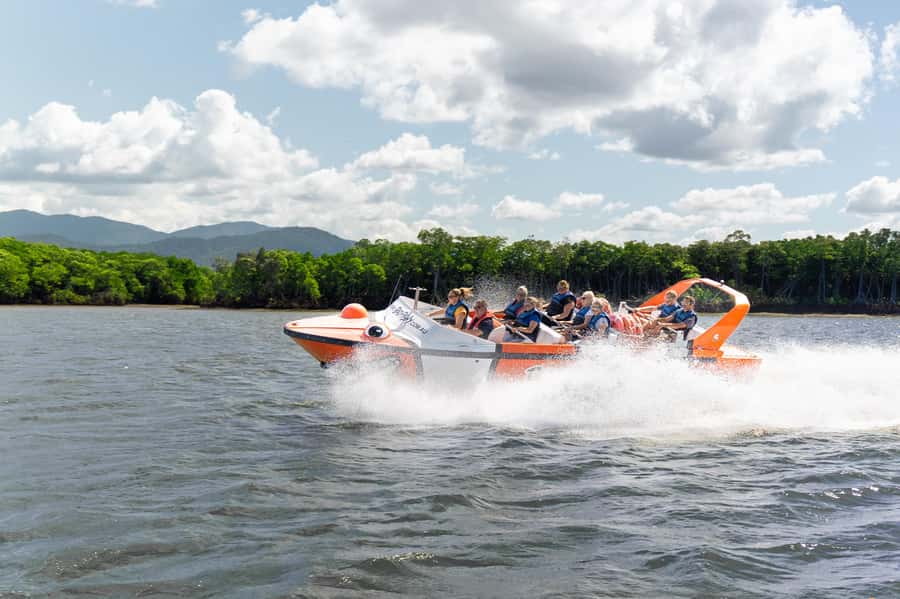Cairns: 35-Minute Jet Boating Ride - Captain Commentary and the Music Factor: More Than Just Noise