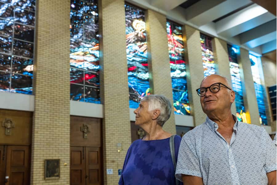 Cairns: City Sights Tour with Evening Dinner Cruise - St Monica’s Cathedral: the stained glass that grabs your attention
