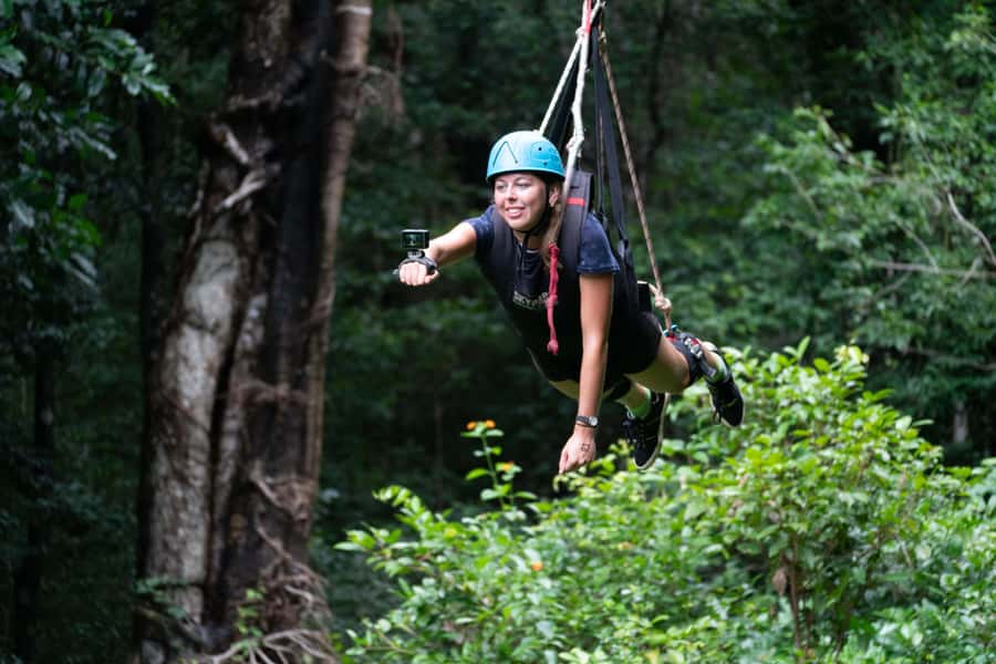 Cairns: Giant Swing - The rainforest views are part of the thrill, not just scenery