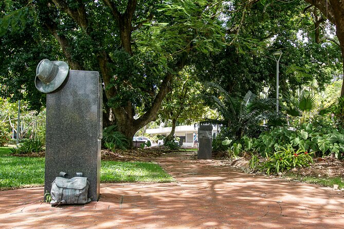 Cairns History Walking Tour - Mulgrave Shire building area: early government told in front of real walls