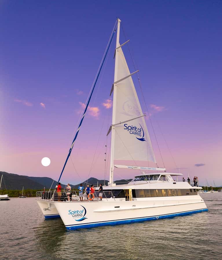Cairns: Spirit of Cairns Dinner Cruise - Trinity Inlet cruising: watching Cairns shift from day to night