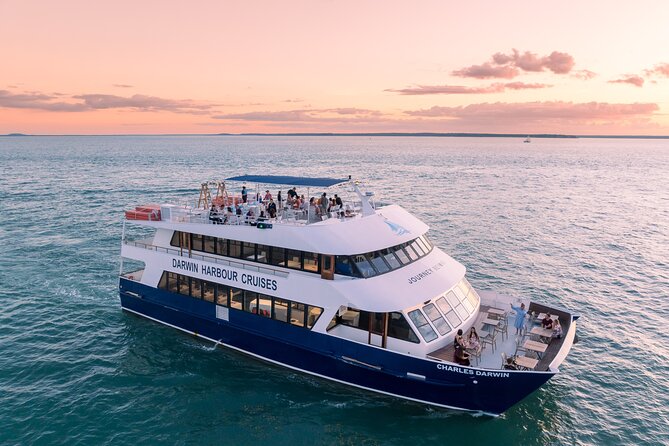 Charles Darwin Dinner Cruise - Darwin Harbour at sunset, from a 3-level catamaran