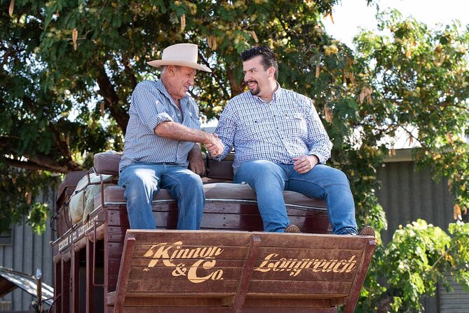 Cobb & Co Stagecoach Experience in Longreach - Station Store movie time: old canvas comfort and classic bush scenes