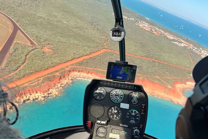 Colours of Broome: Stunning 30-Minute Scenic Helicopter Flight - Gantheaume Point and the Pindan Cliffs: Red Land, Turquoise Water