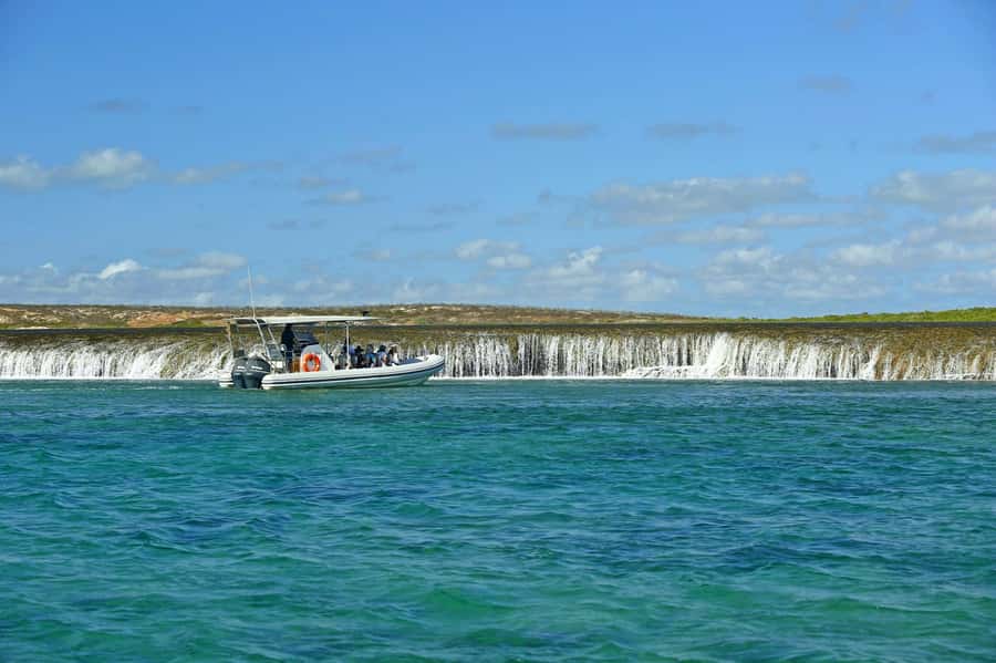 Cygnet Bay Unique Tidal Waterfall Reefs Scenic Cruise - Where the tour starts: Cygnet Bay Pearl Farm logistics in plain English