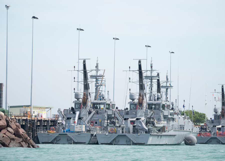 Darwin: 1-Hour Bombing of Darwin Cruise - The route: Stokes Hill Wharf to Cullen Bay and back in 1 hour