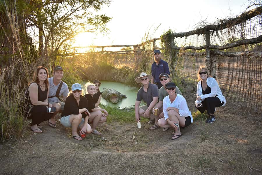 Darwin: Airboat Ride, Helicopter Flight, and Overnight Camp - Sky deck sunset, gourmet BBQ, and star gazing around the fire pit