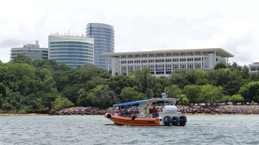 Darwin Harbour Cruise - Darwin Harbour from the water: city views, not postcard angles