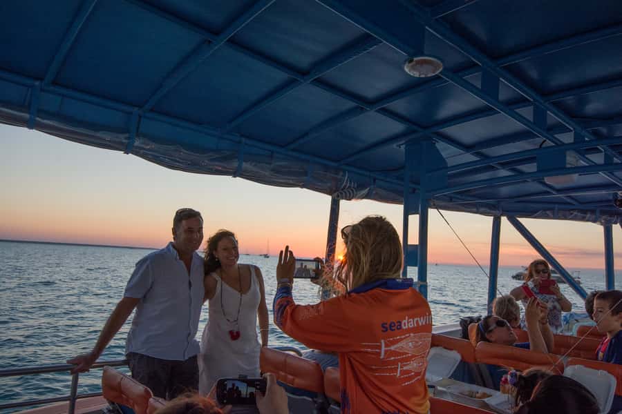 Darwin: Sunset Harbour Cruise with Fish and Chips Dinner - Stokes Hill Wharf and Dock 2, the easiest way to start your evening
