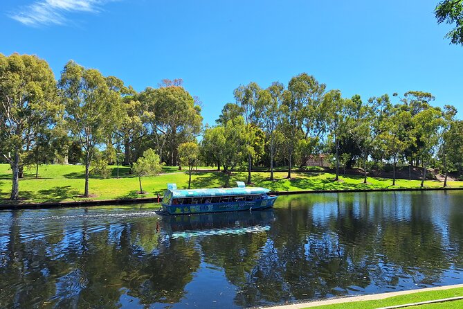 Discover Adelaide City Walk and Popeye River Cruise - Elder Park to the Torrens: the skyline moment before the boat