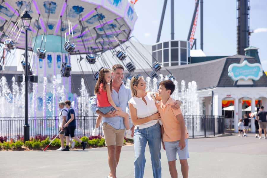 Dreamworld, WhiteWater World & SkyPoint 3-Day Ticket - Dreamworld at Coomera: Thrill Rides, Rivertown, and Tiger Island
