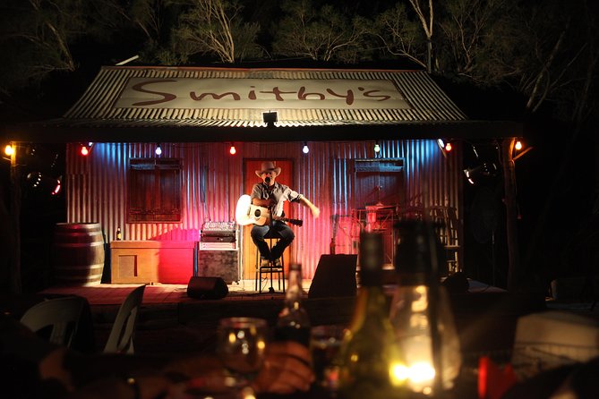 Drover's Sunset Cruise includes Smithy's Outback Dinner and Show - Sunset Bend and the best photo window