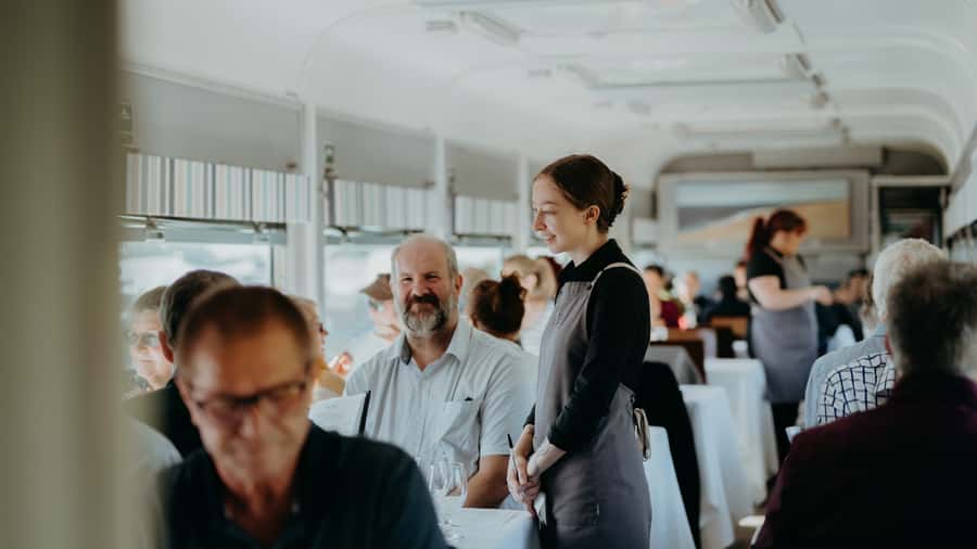 Drysdale: Restaurant Train Dining Experience - Entering The Q Train Dining Cars