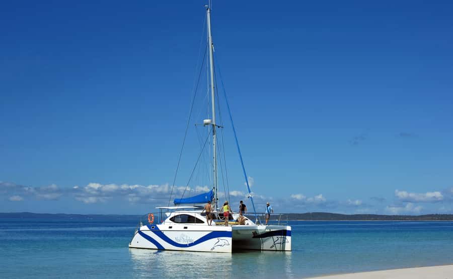 Fraser Island 4-Hour Eco-Sailing Adventure - Your morning starts with a calm, shaded sailing vessel
