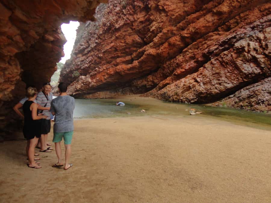 From Alice Spring: West MacDonnell Ranges Half-Day Tour - Honeymoon Gap (Temple Bar Gap): big photo energy, plus Arrernte significance
