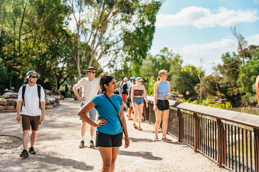 From Darwin: Kakadu Wilderness Escape & Rock Art Day Tour - Cahills Crossing: Tidal Country, Crocs from a Platform, and Seasonal Reality