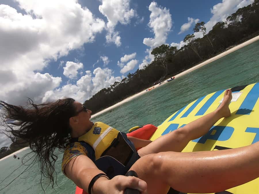 From Hervey Bay: Half-Day K'gari Fraser Island Beach Cruise - Boarding at Great Sandy Straits Marina, berth A5