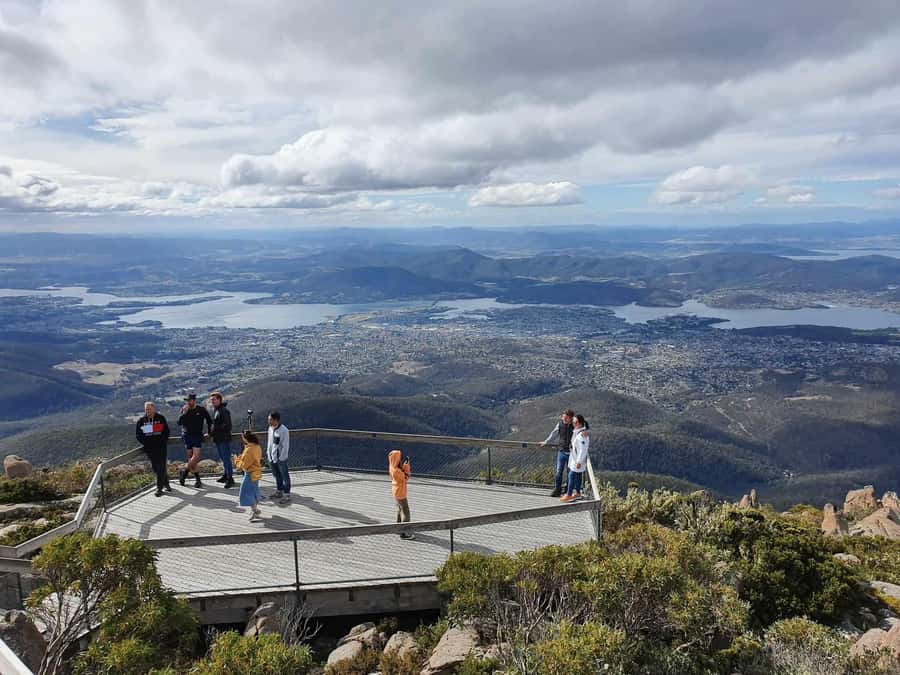 From Hobart: Mt Wellington Morning Walking Tour - Mt Wellington from Hobart, the quick way to make it real