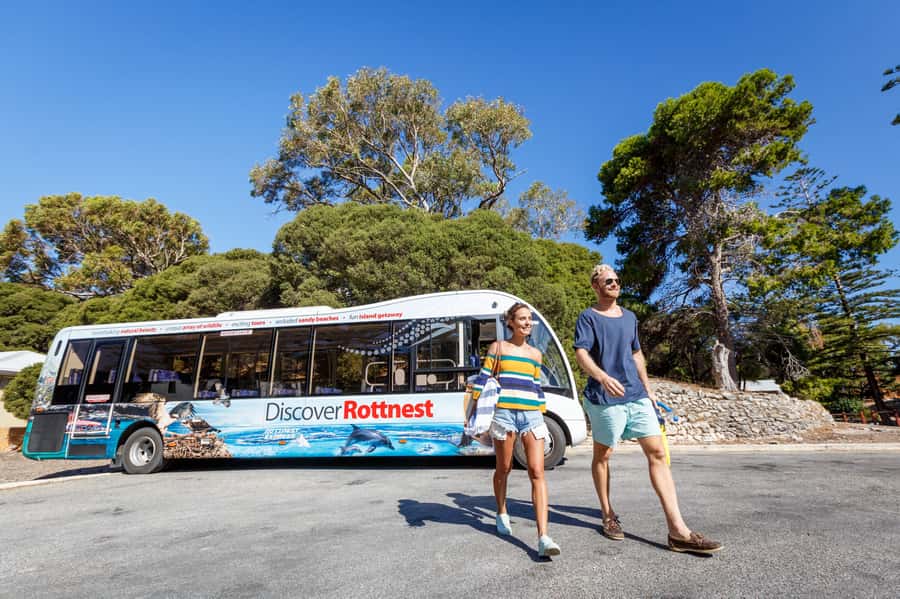From Perth: Rottnest Island Ferry & Bus Day Tour - From Perth to Fremantle, the Swan River cruise sets the tone