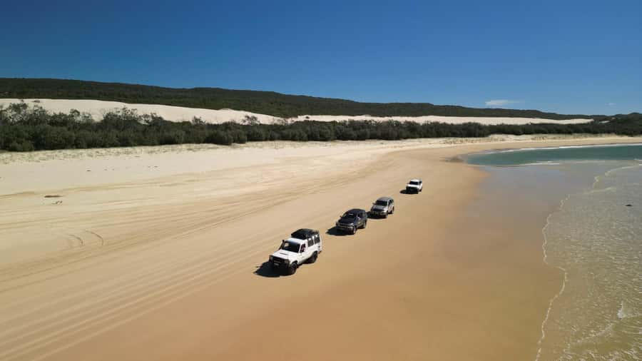 From Rainbow Beach: 2-Day K'gari (Fraser Island) 4WD Tour - Boorangoora (Lake McKenzie): the classic stop, done the right way