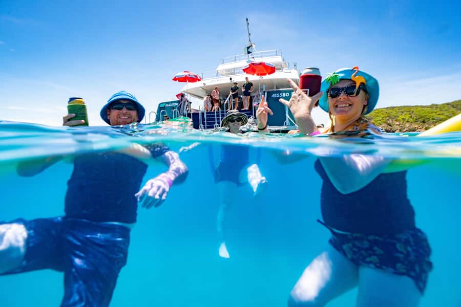 From Rosslyn: Great Keppel Island Adventure Tour with Lunch - The Glass-Bottom Boat: Reef Views Without the Full Commitment