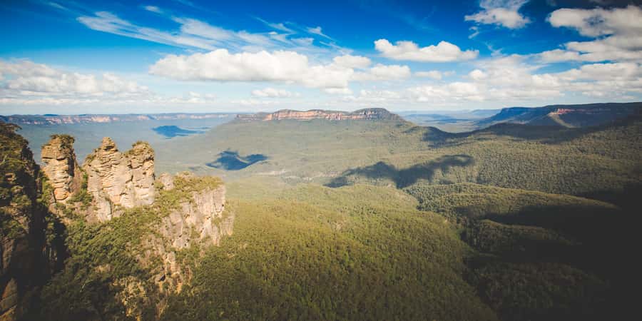 From Sydney: Blue Mountains Bushwalks & Featherdale Tour - Lunch in Leura or Katoomba: one hour to reset, then back to the views