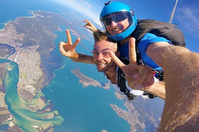 From Sydney: Tandem Skydive Experience over Newcastle Beach - Lake Macquarie from the air: why this area feels special