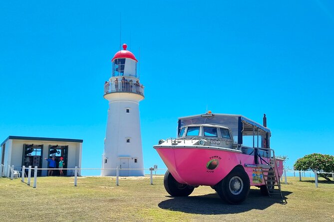 Full-Day 1770 Tour by LARC Amphibious Vehicle Including Sandboarding and Bustard Head Lightstation - Checking in at 1770 LARC Tours, then getting set up for the day