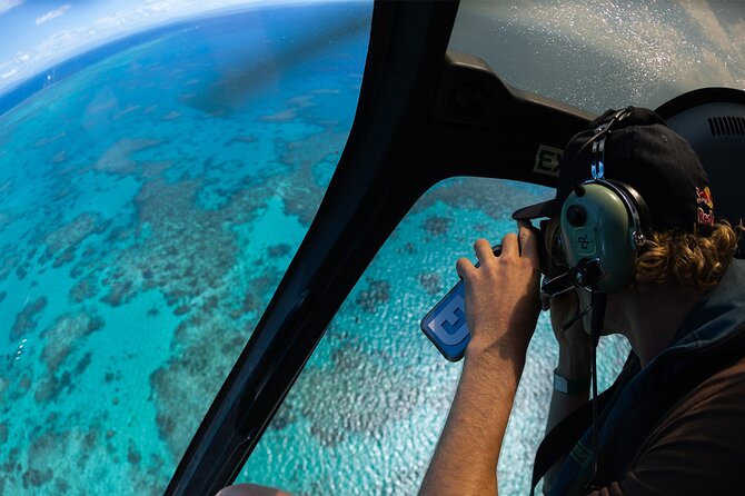 Full Day Reef Cruise and 10 Minute Helicopter Scenic Flight - BBQ Lunch on Evolution, More Than Just a Fill-Up